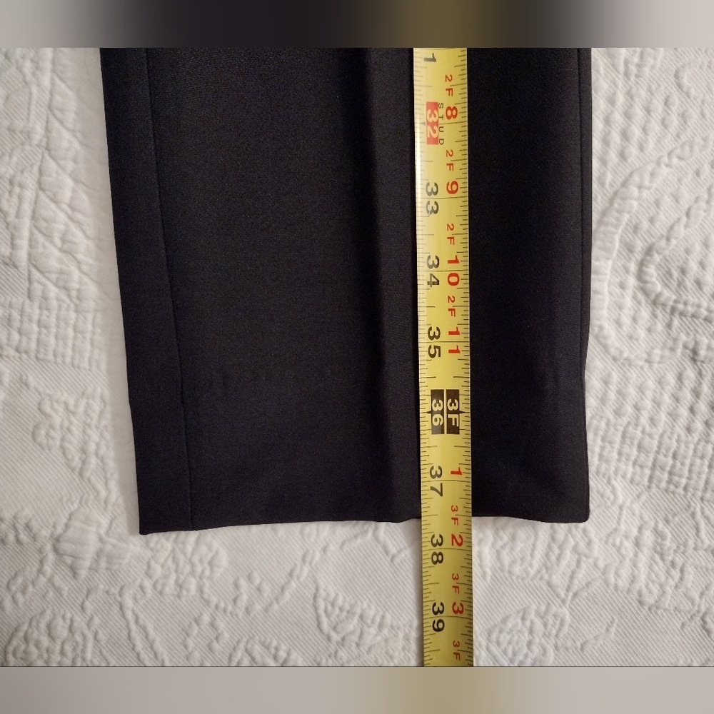 Banana Republic Black Ryan Dress Pants Classic Straight-Leg - Size 2 - NWT - Picture 9 of 11